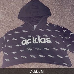 Cropped Adidas Hoodie